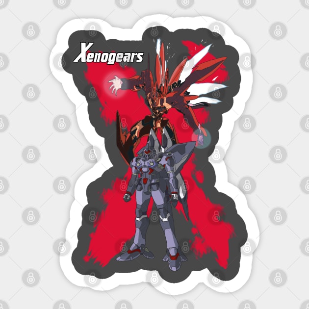 Slayer of God Weltall Sticker by Omgxero